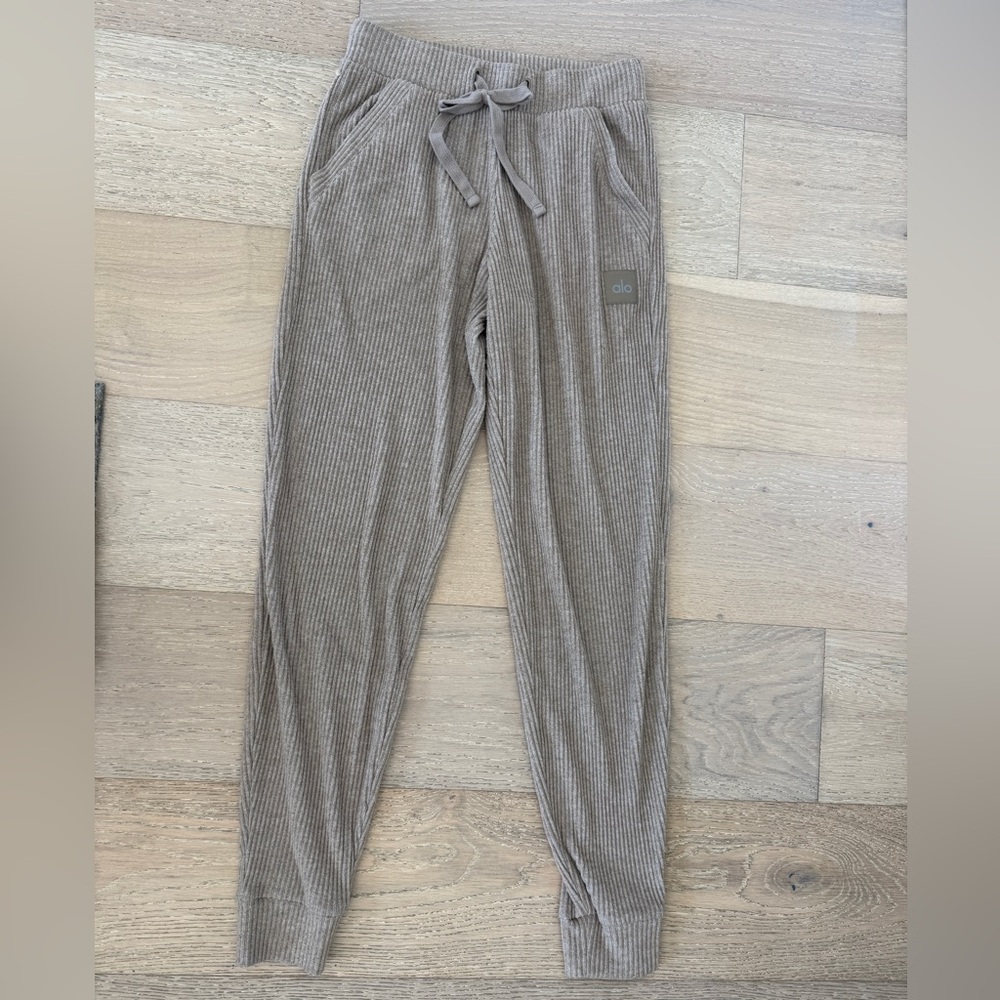 Alo Muse Sweatpant Ribbed Joggers size XXS